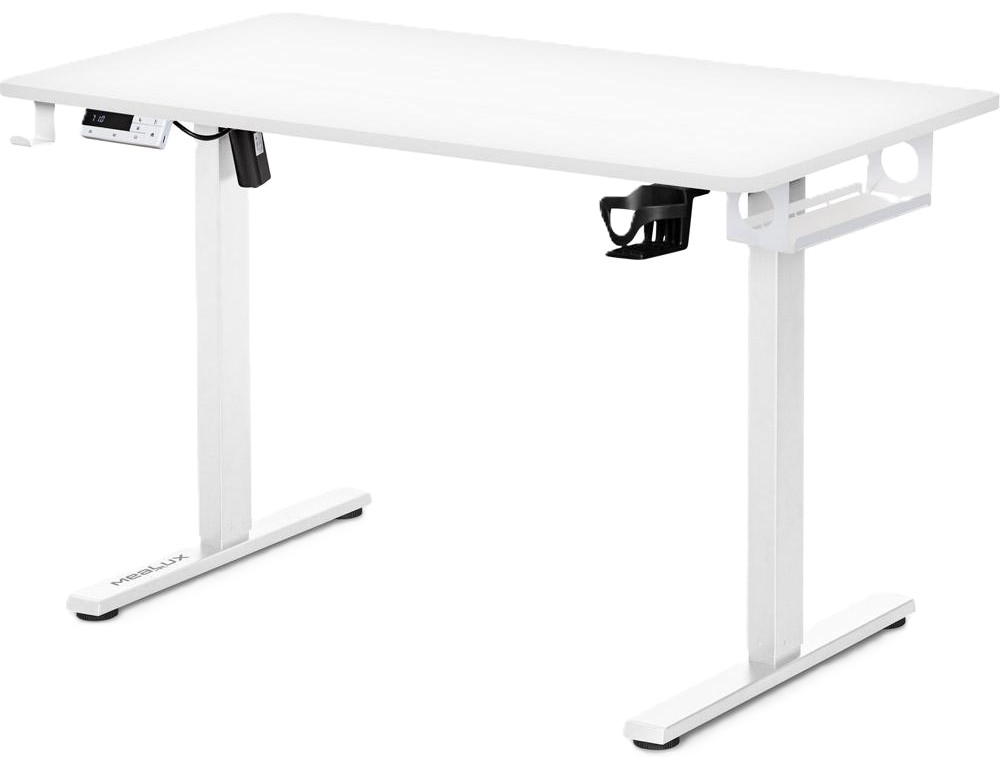 Стіл з електрорегулюванням висоти Mealux PowerDesk Lite White (EVO-201 Lite W/W)